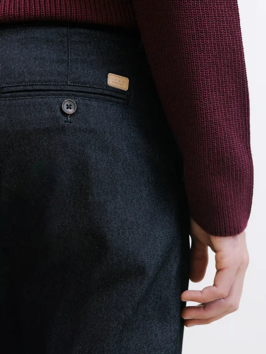 Pantalon casual noir - IZAC