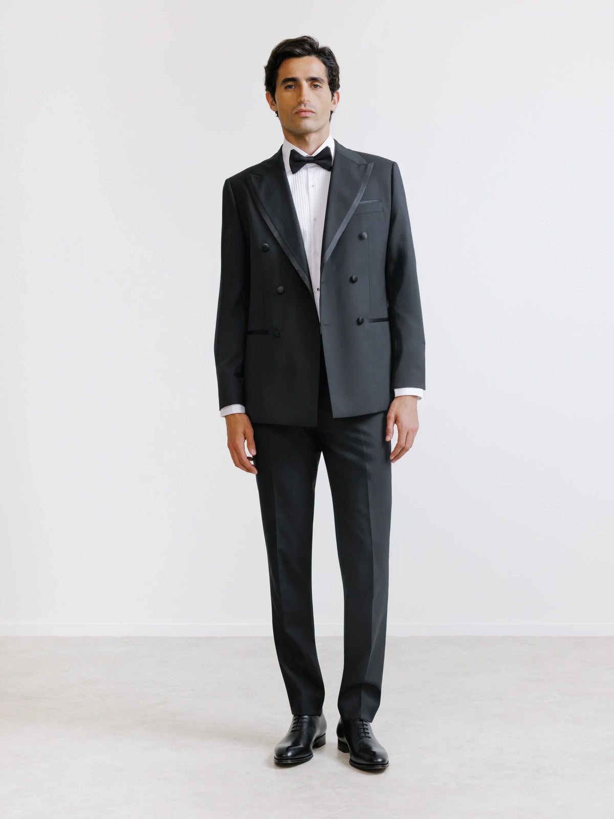 Costume croisé noir - IZAC