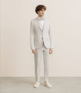 Costume 2 boutons soyeux mastic - IZAC