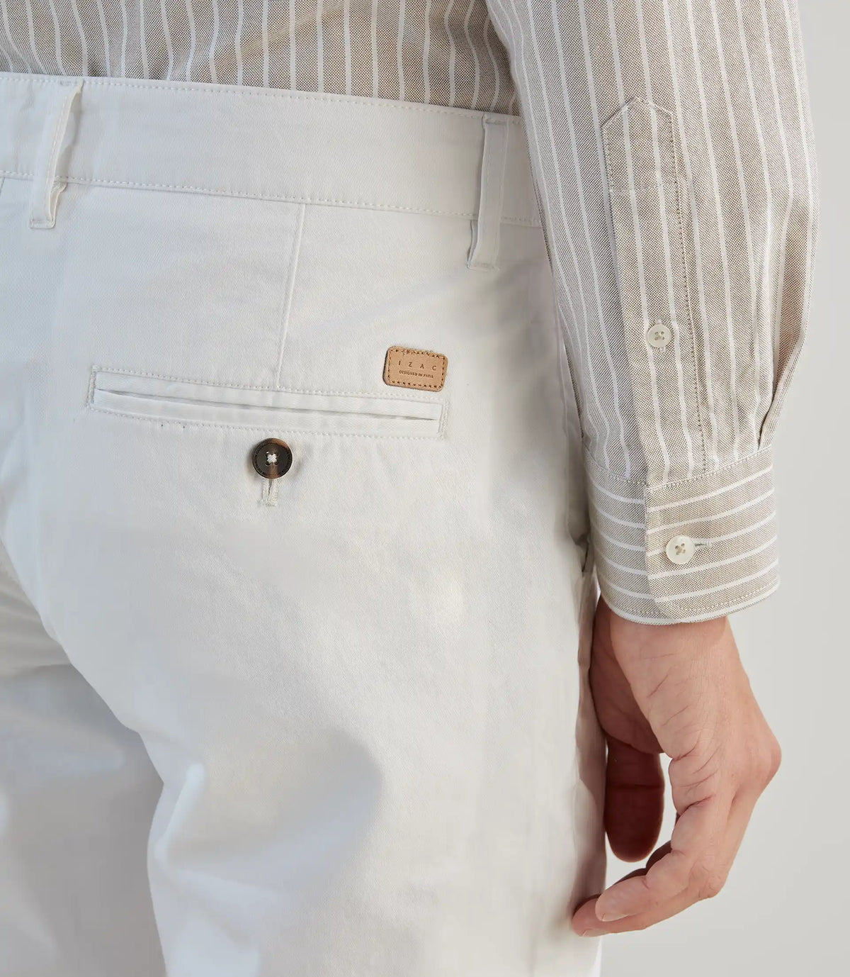 Pantalon chino blanc - IZAC