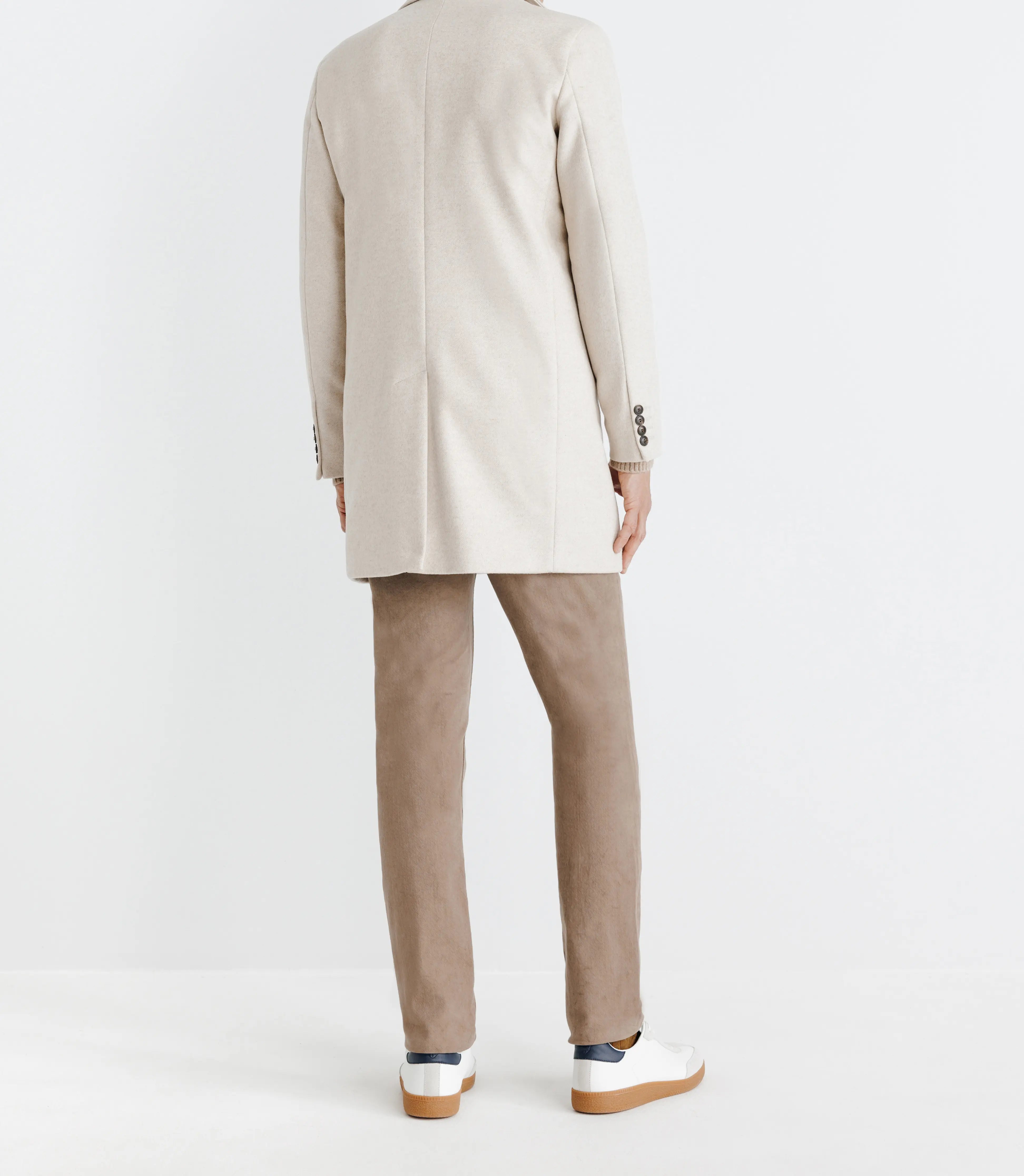 Manteau ville parementure beige - IZAC