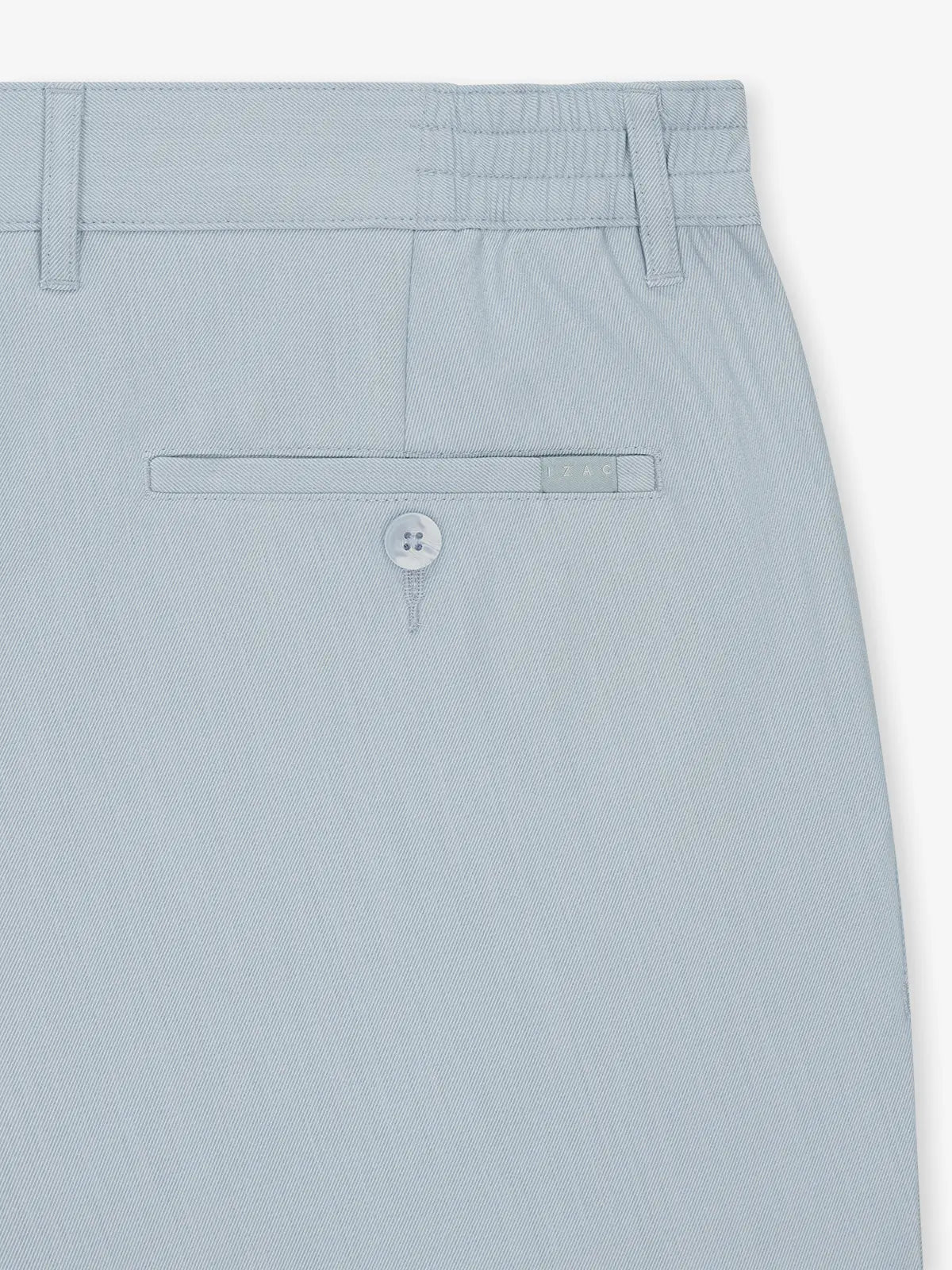 Pantalon avec taille élastiquée bleu - IZAC