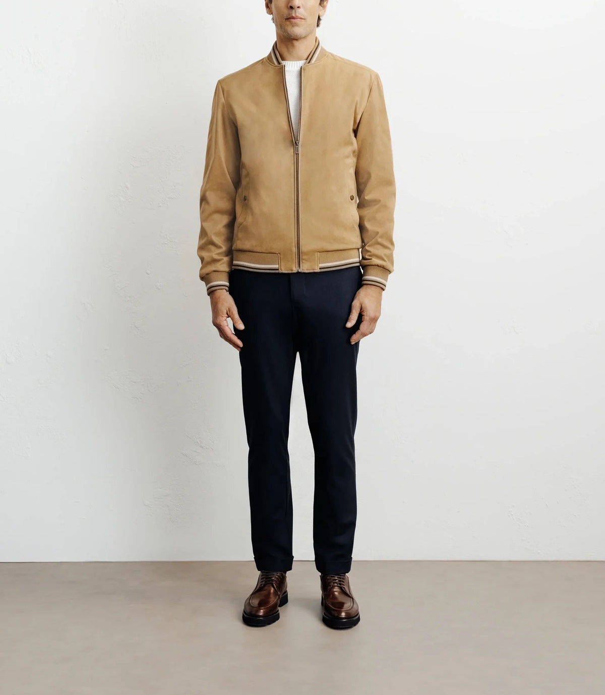 Blouson col teddy camel - IZAC