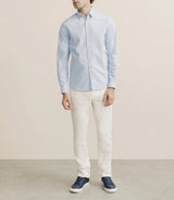 Chemise regular rayée ciel - IZAC