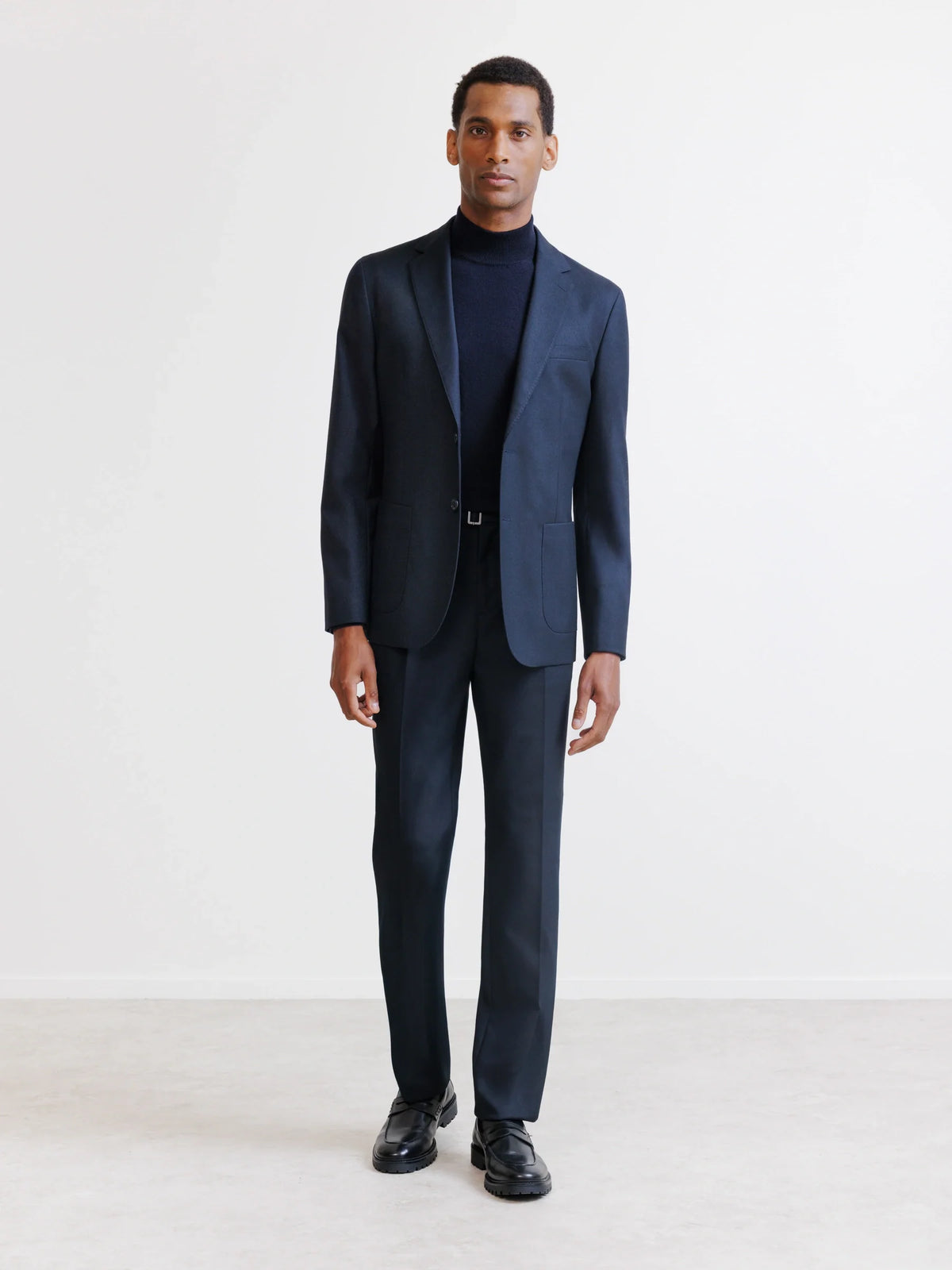 Veste 2 boutons marine - IZAC