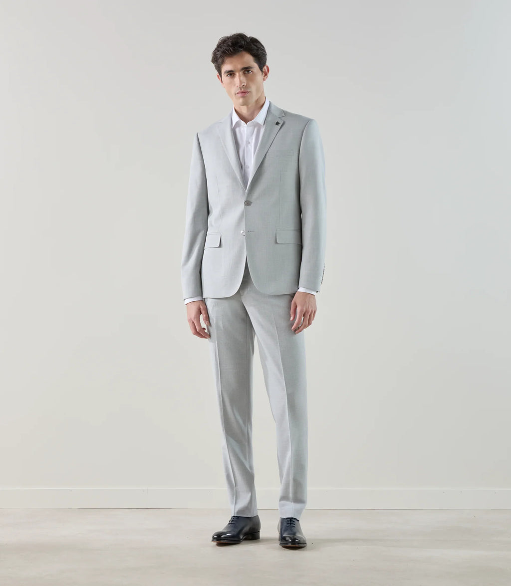 Costume 2 boutons gris clair - IZAC