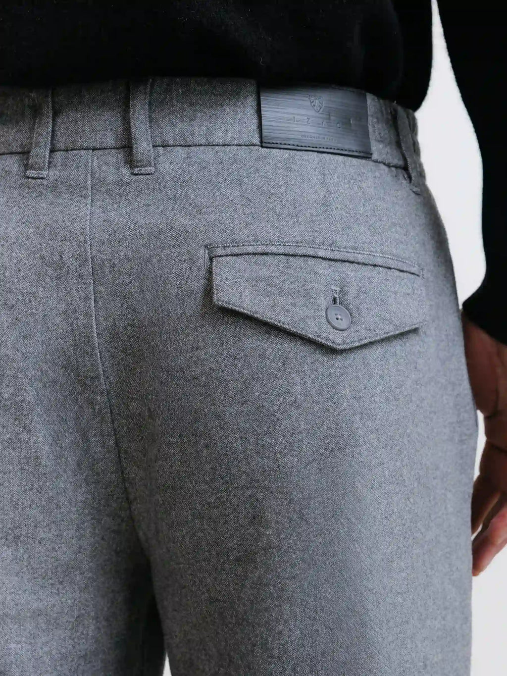 Pantalon flanelle gris - IZAC