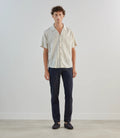 Chemise casual brodée naturel - IZAC