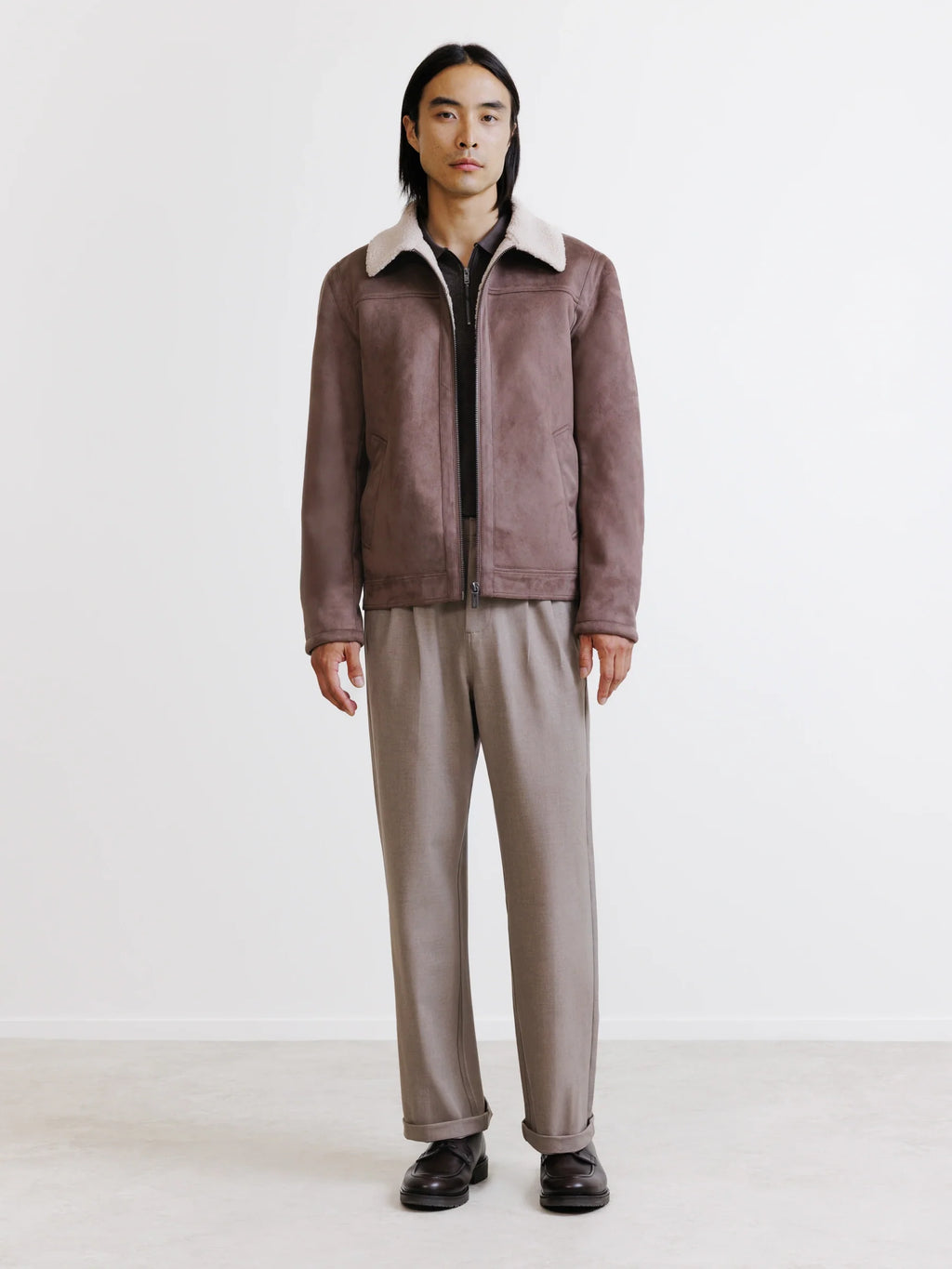 Blouson bombardier taupe - IZAC
