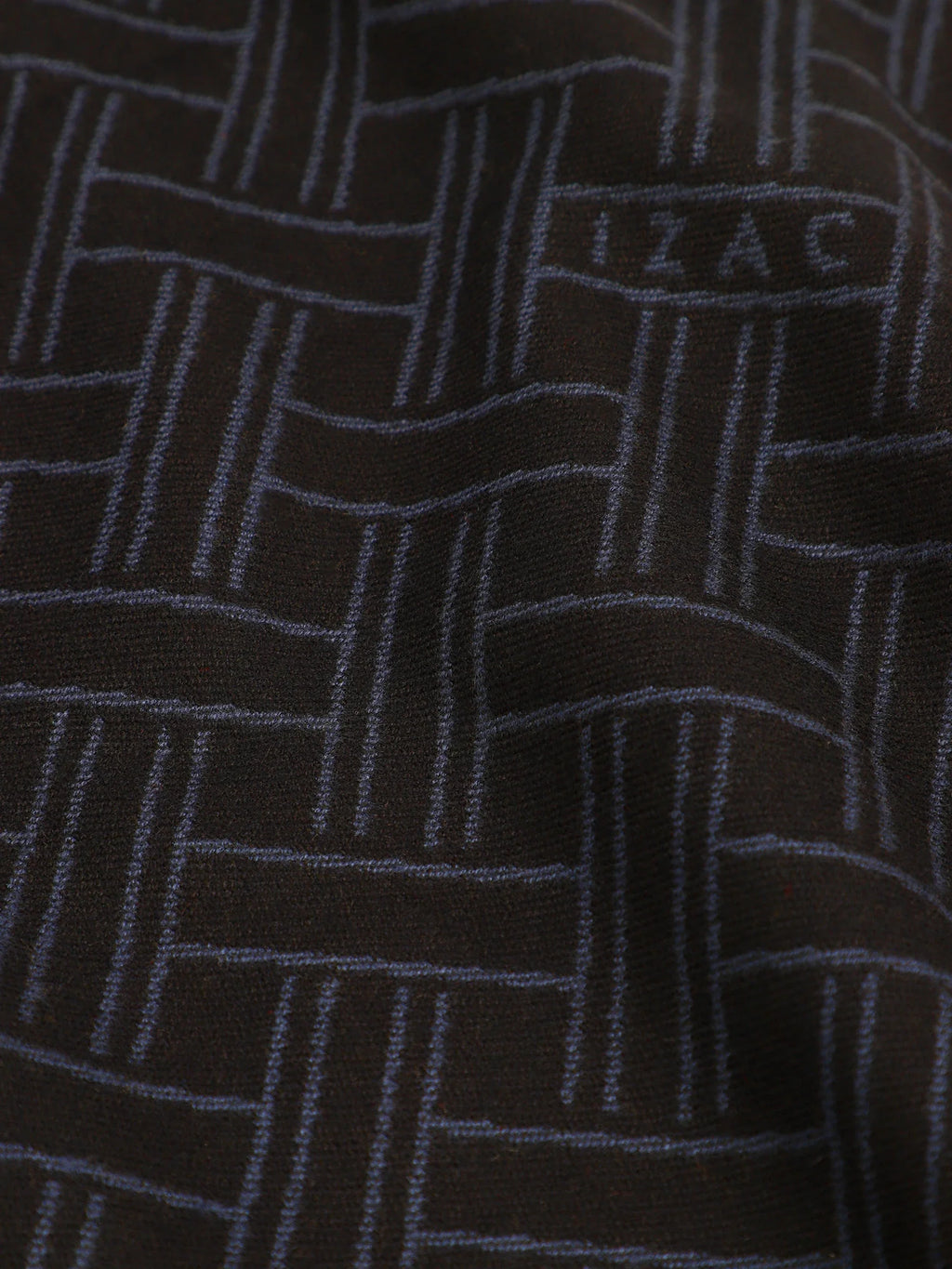 Écharpe à motifs marine - IZAC