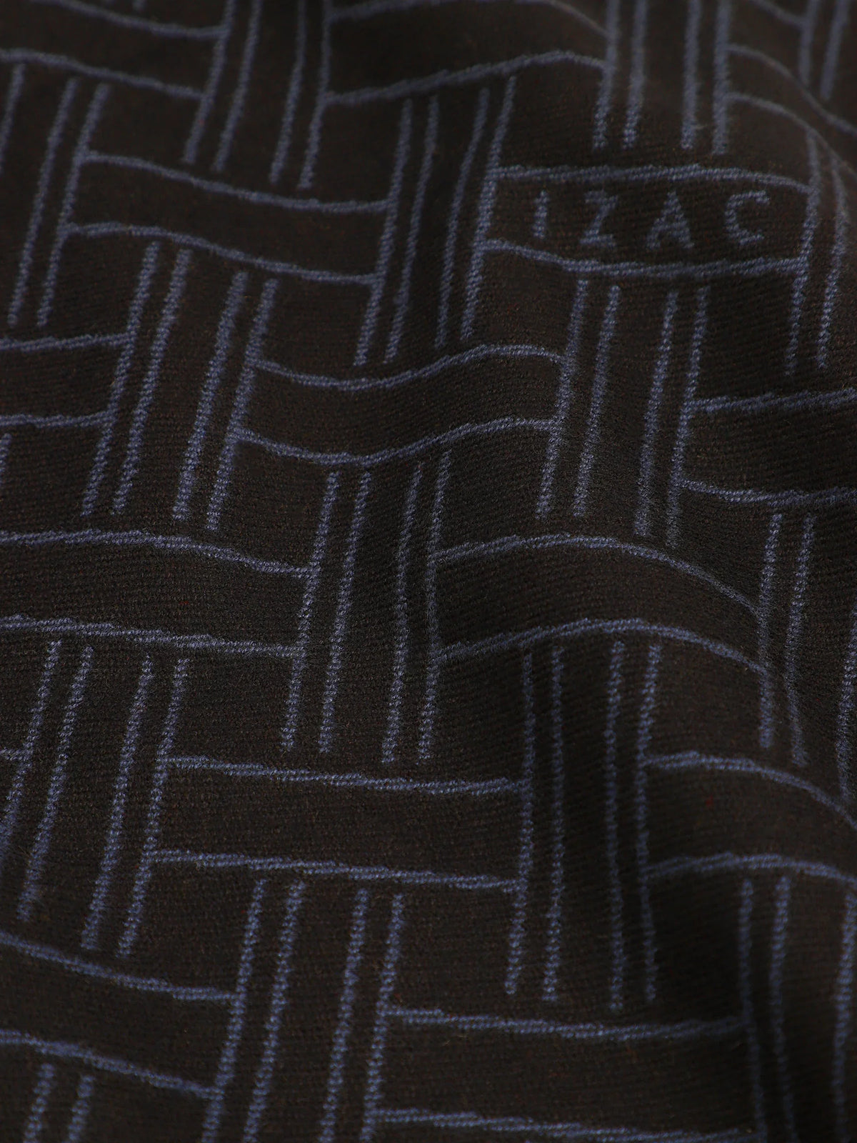 Écharpe à motifs marine - IZAC