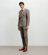 Costume croisé taupe - IZAC