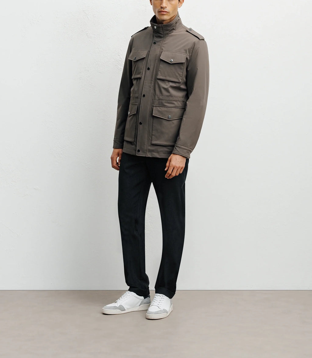 Parka 4 poches taupe - IZAC