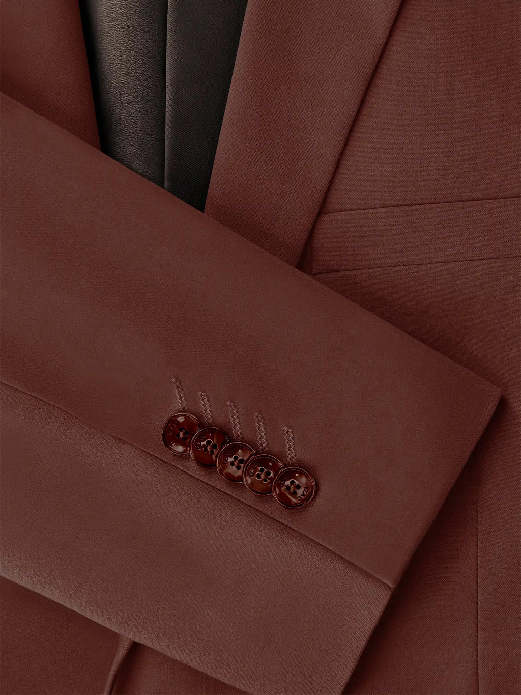 Costume 2 boutons terracota - IZAC