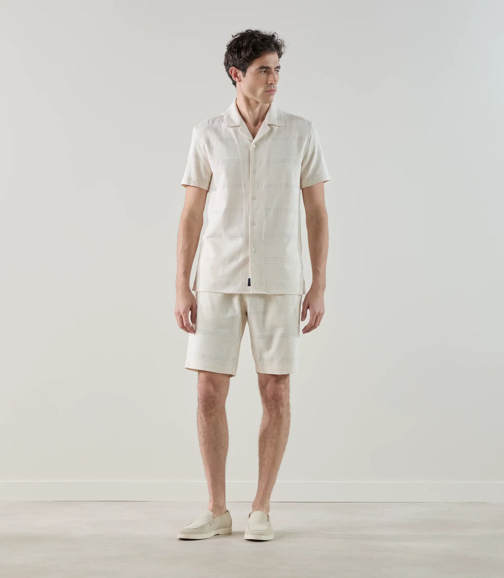 Chemise fantaisie écru - IZAC