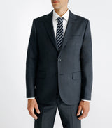 Costume 2 boutons en laine gris - IZAC