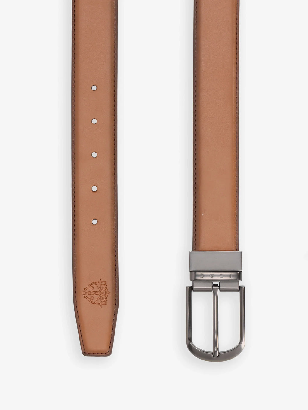 Ceinture réversible marron - IZAC