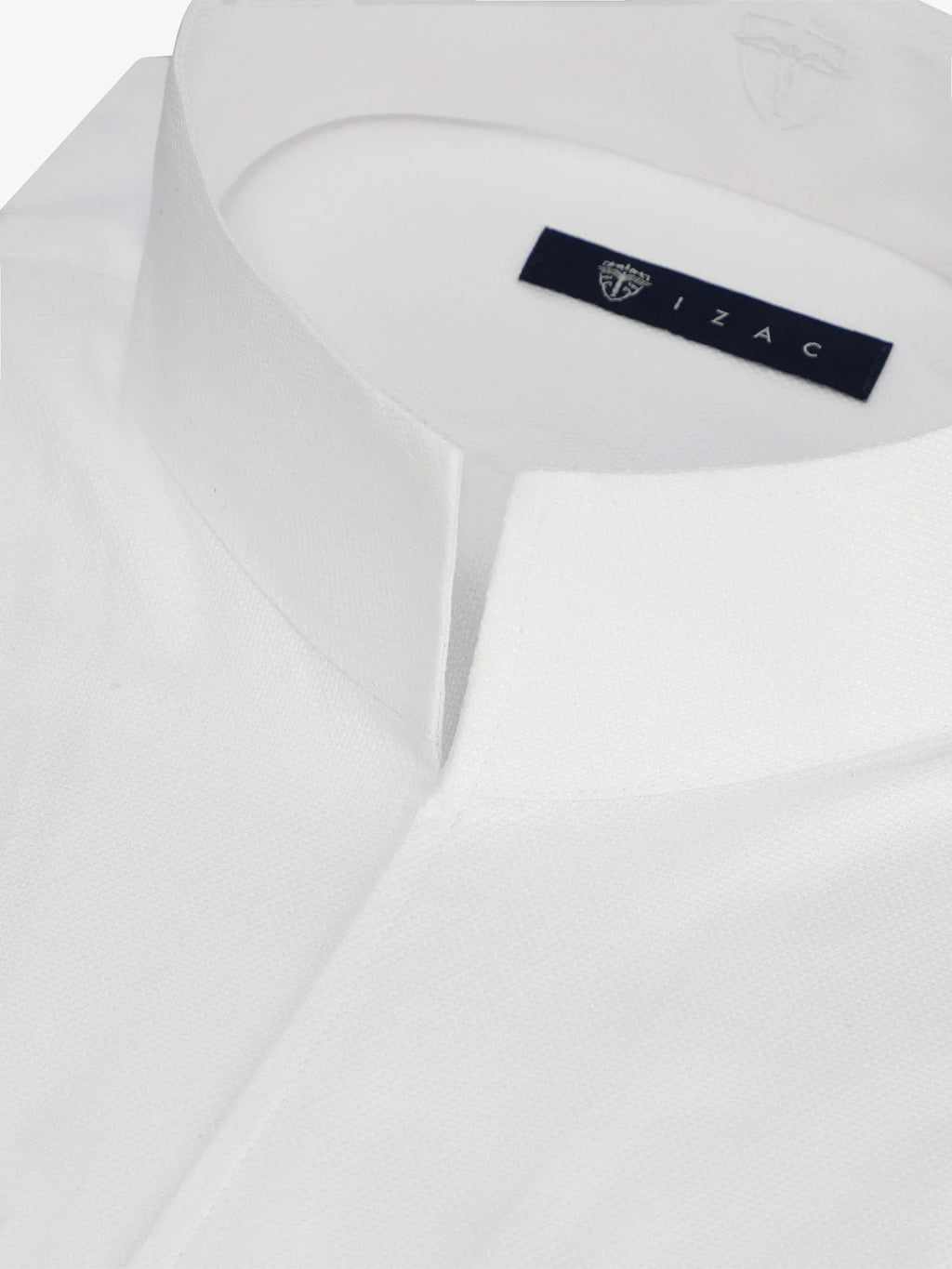 Chemise col philosophe blanche - IZAC