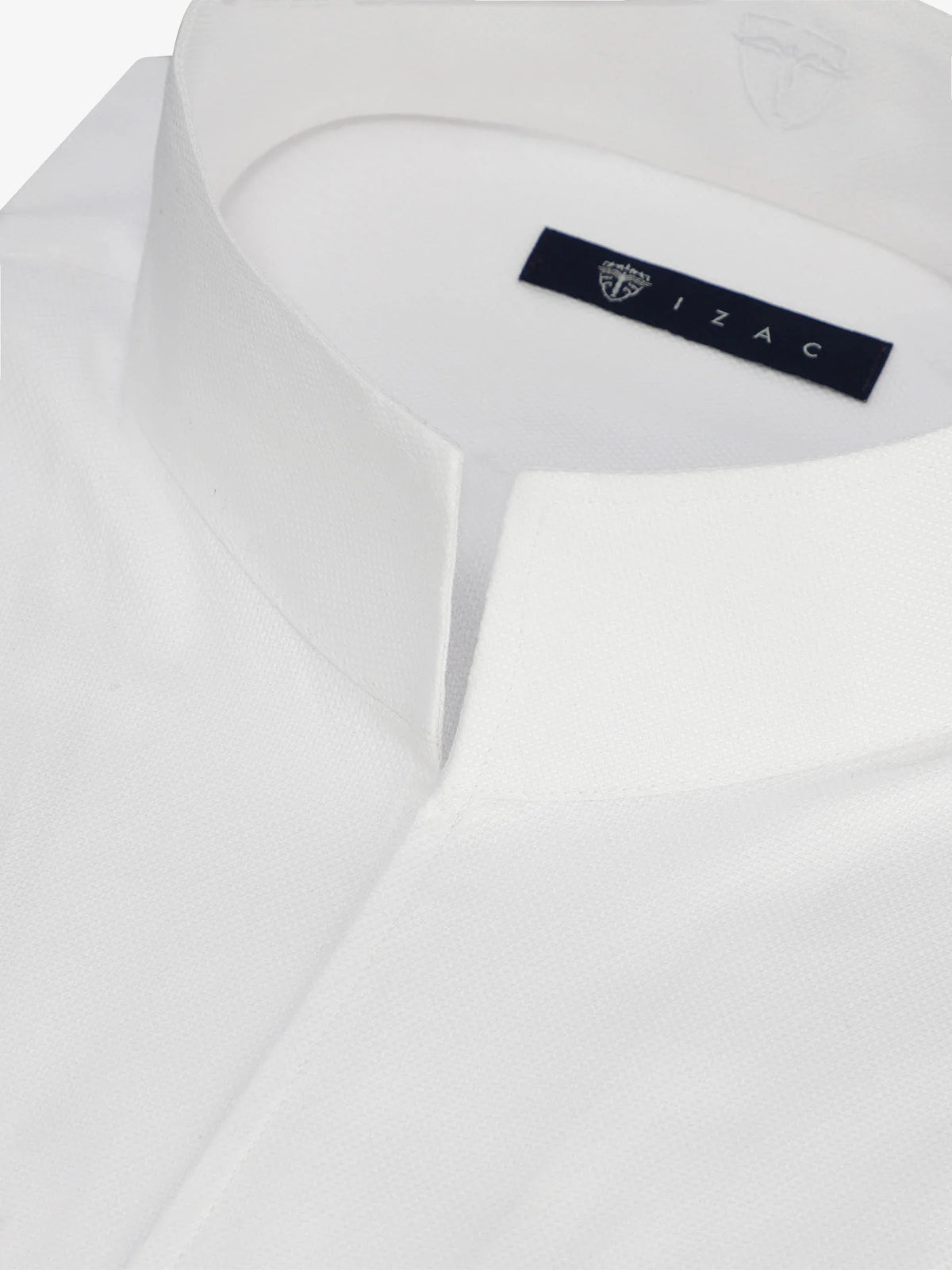 Chemise col philosophe blanche - IZAC