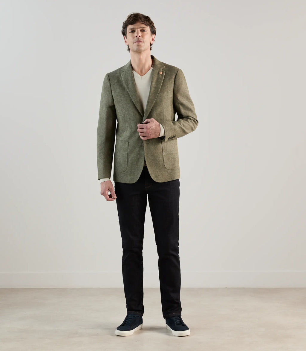 Veste casual verte - IZAC