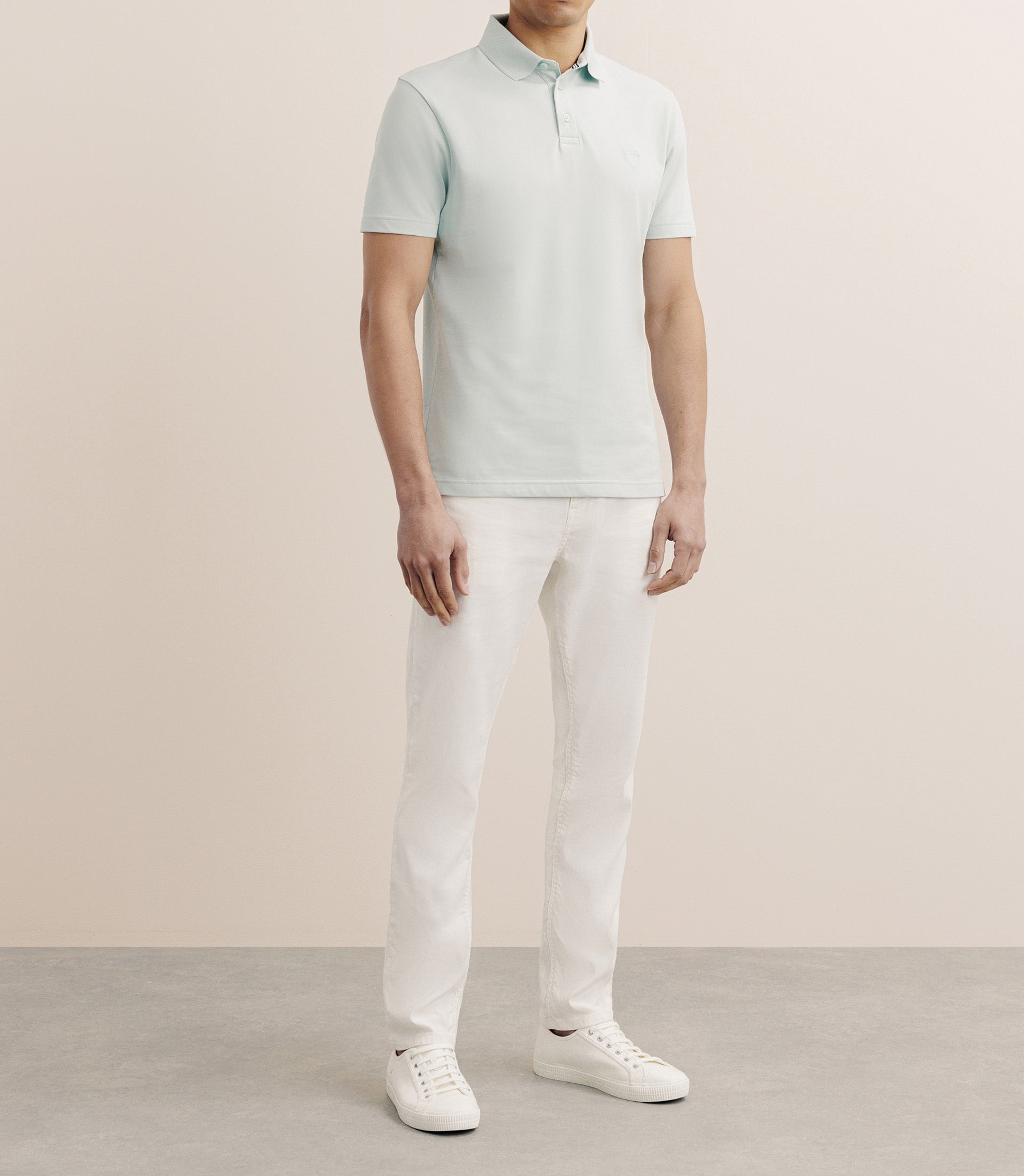 Polo piqué vert - IZAC