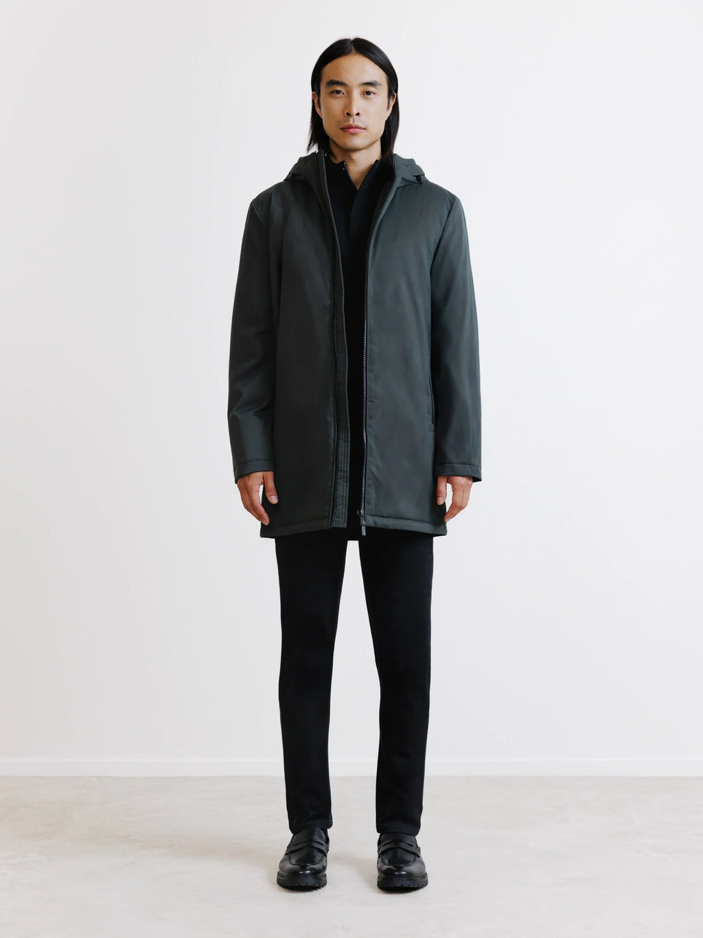 Parka à capuche kaki - IZAC