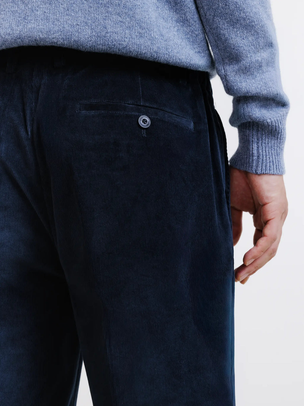 Pantalon en velours marine - IZAC