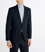 Costume en laine mélangée marine - IZAC