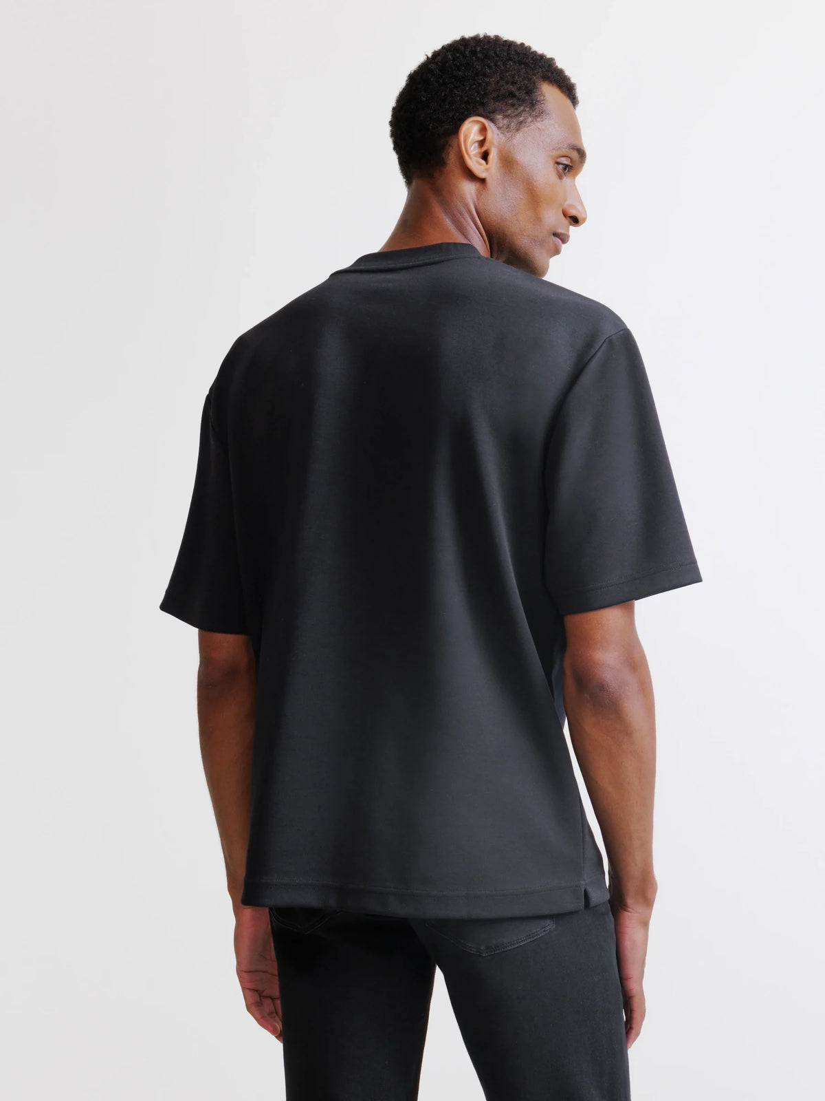 T-shirt oversize noir - IZAC