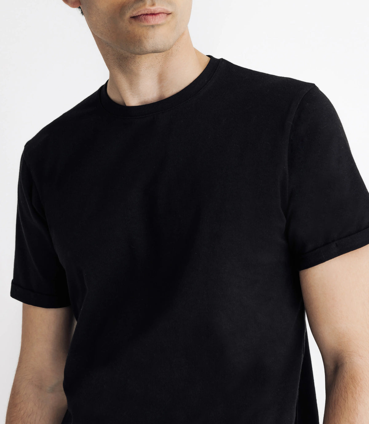 T-shirt en jersey noir - IZAC