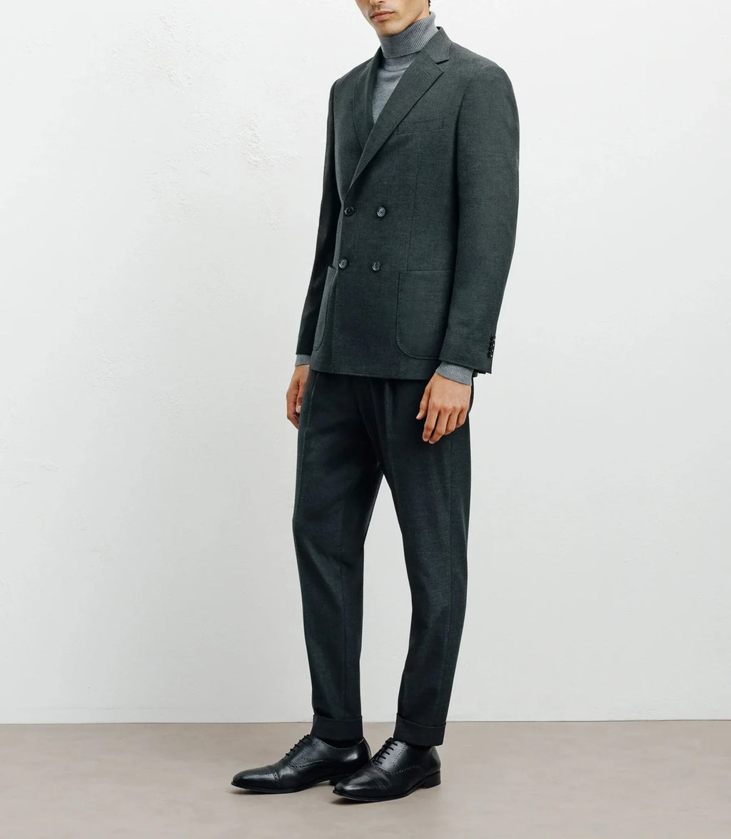 Veste croisée grise foncée - IZAC