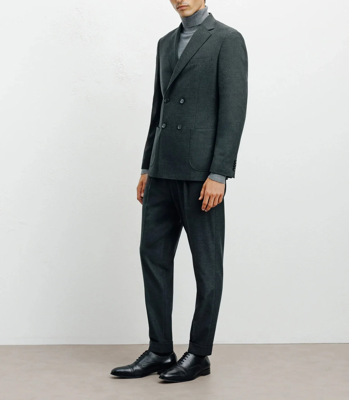 Veste croisée grise foncée - IZAC