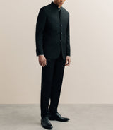 Costume en laine mélangée noir - IZAC