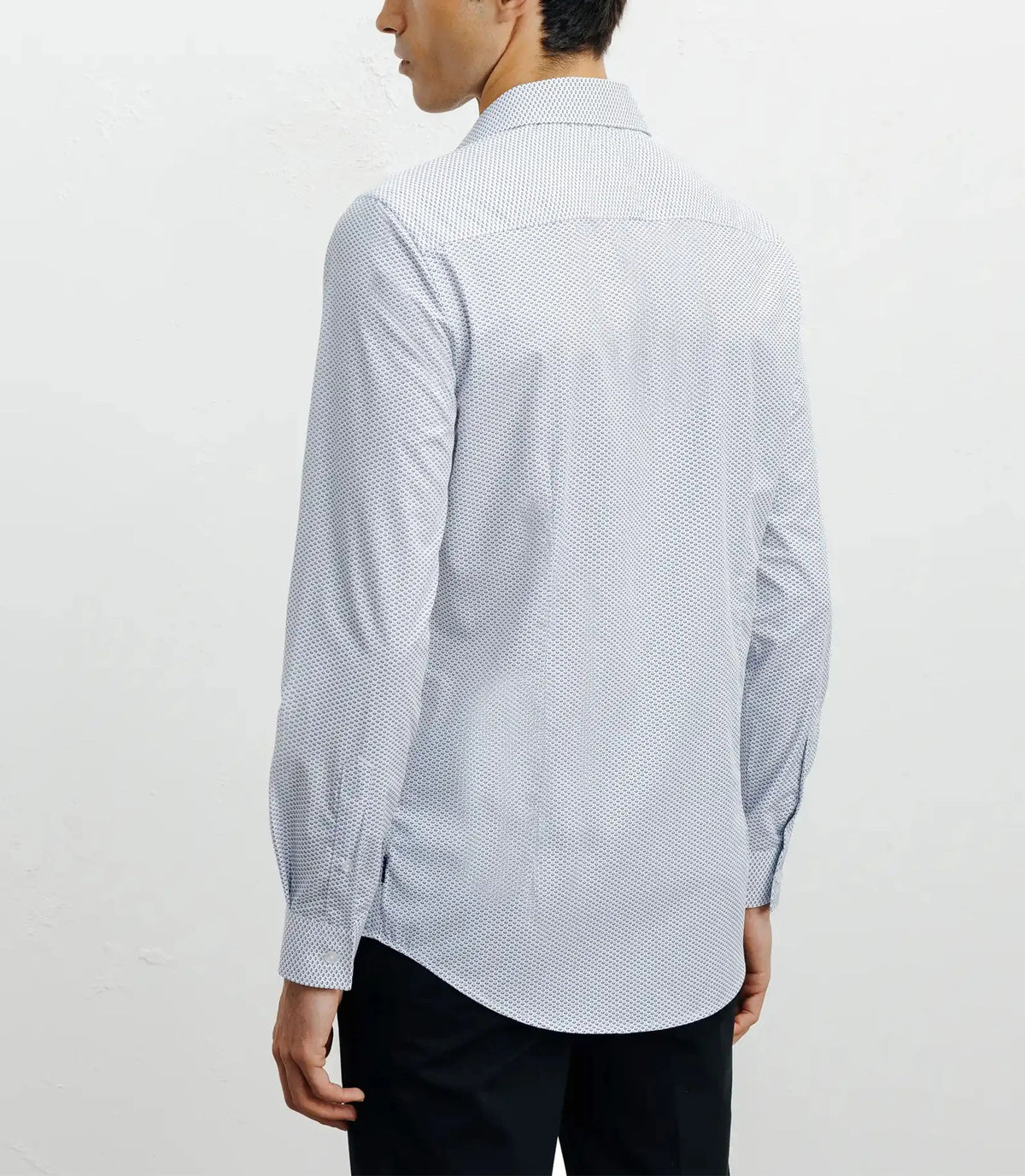 Chemise ville imprimée bleue - IZAC