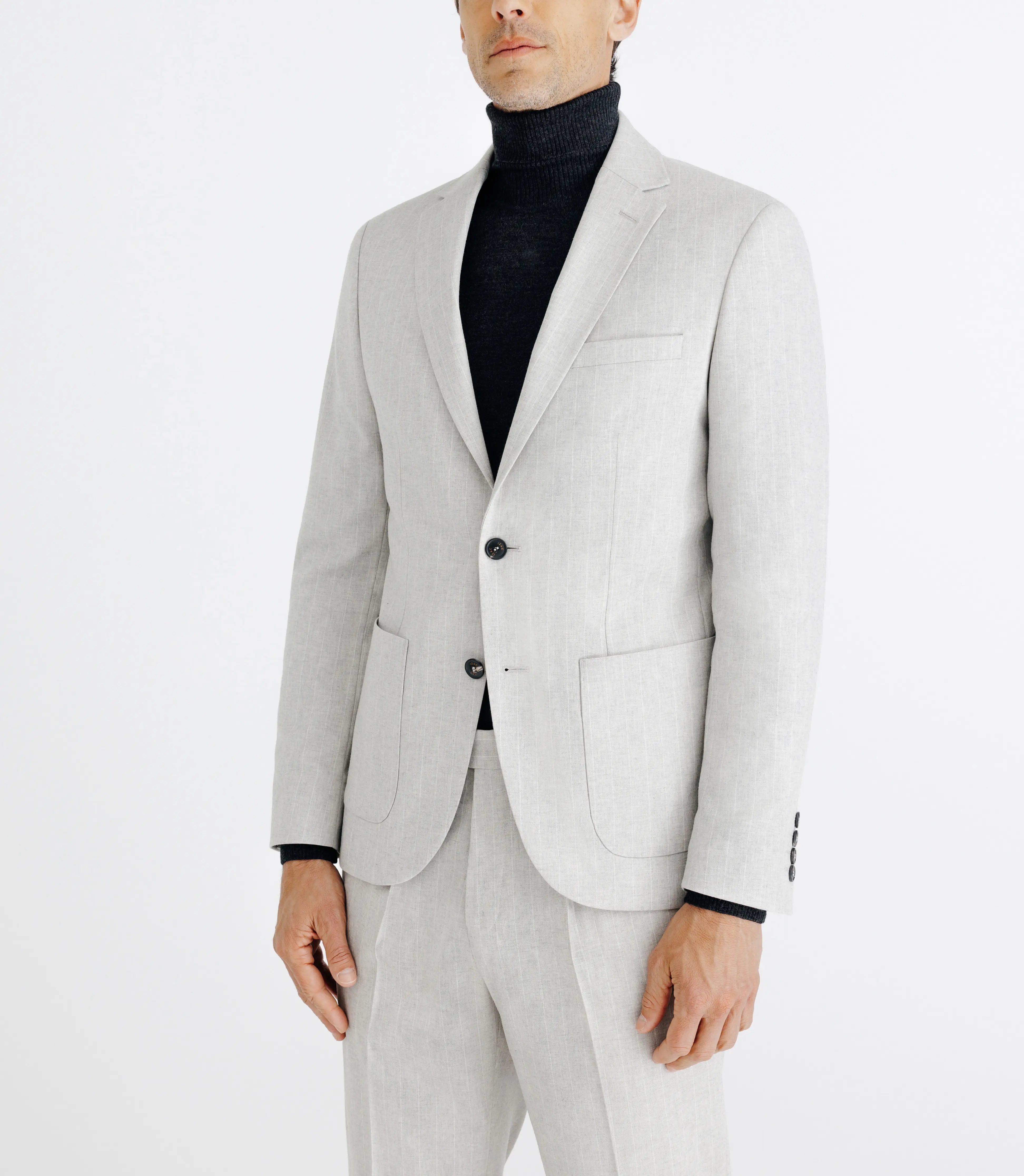 Costume à rayures tennis écru - IZAC