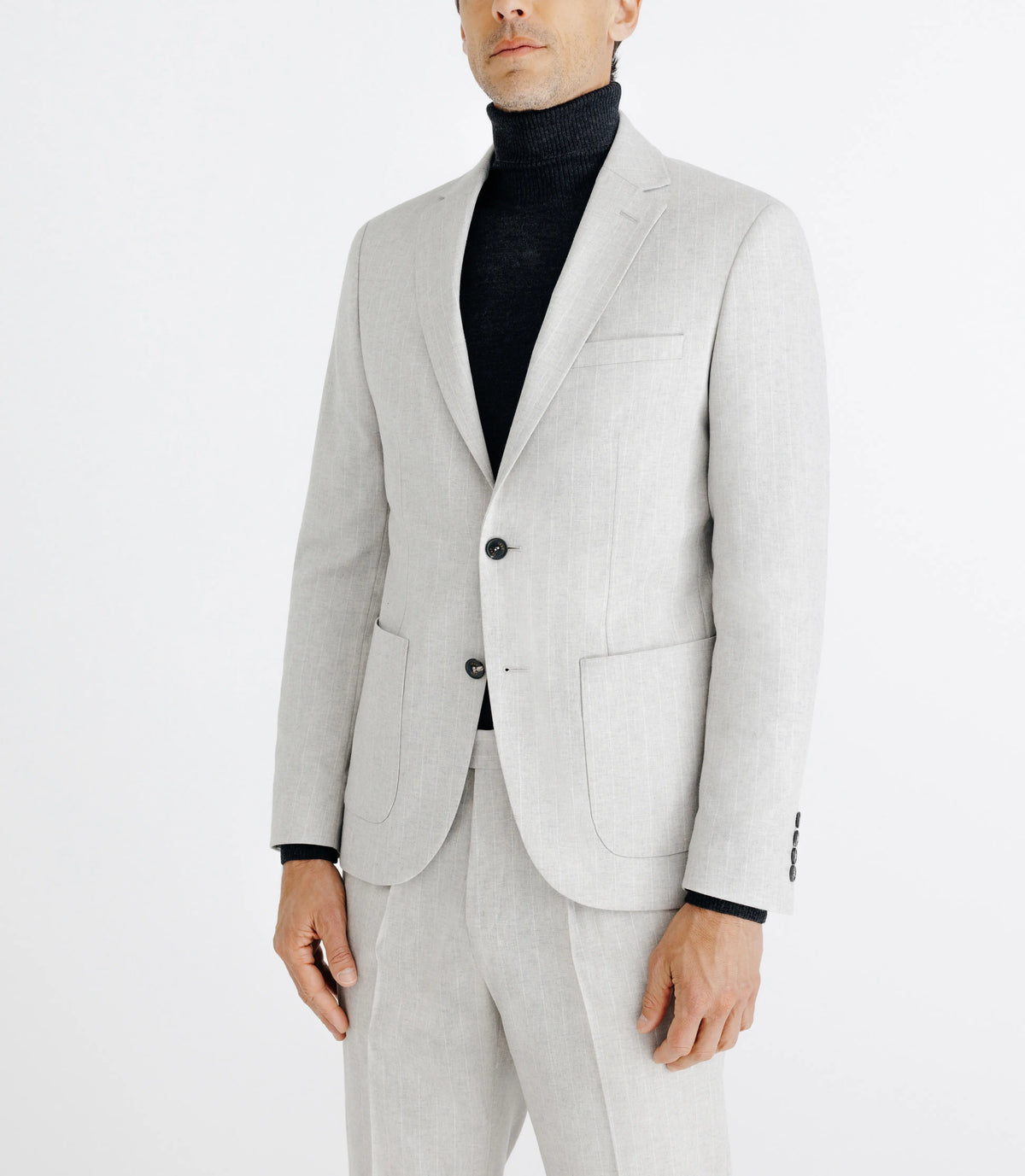 Costume à rayures tennis écru - IZAC