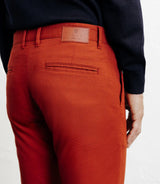 Pantalon armuré slim rouge - IZAC