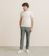 T-shirt col rond beige - IZAC