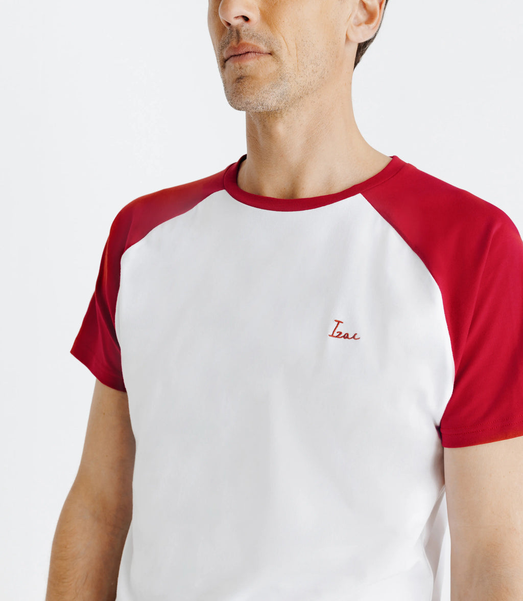 T-shirt manches courtes rouge - IZAC