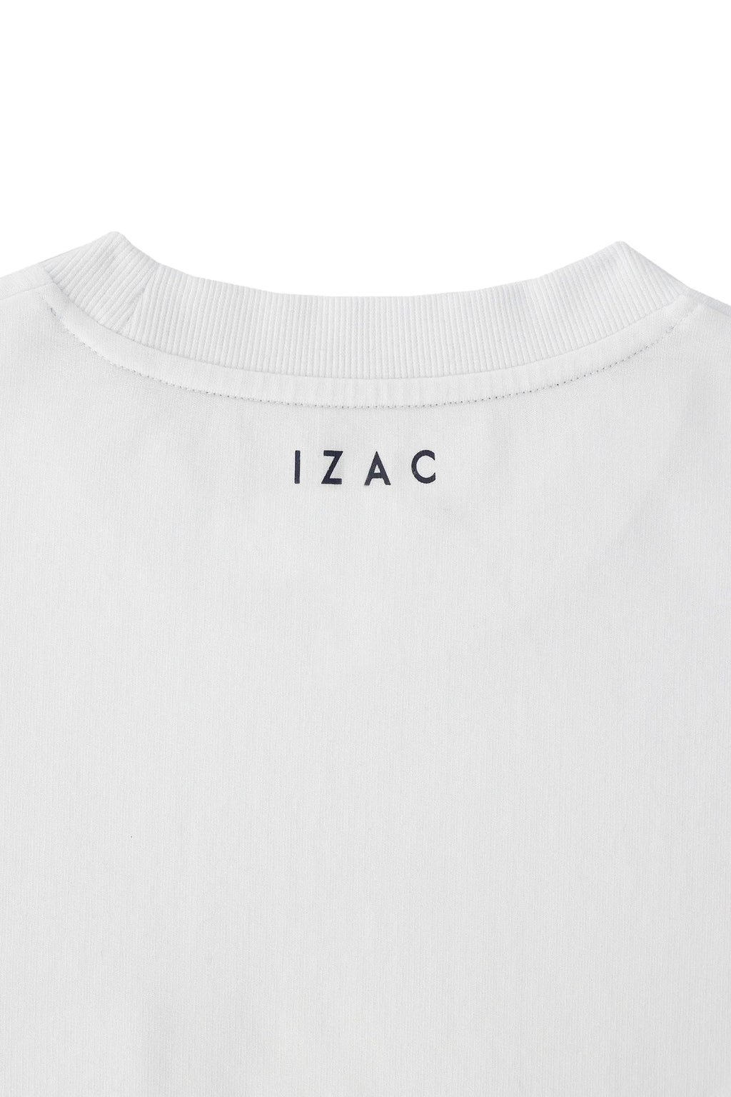 T-shirt col rond blanc - IZAC