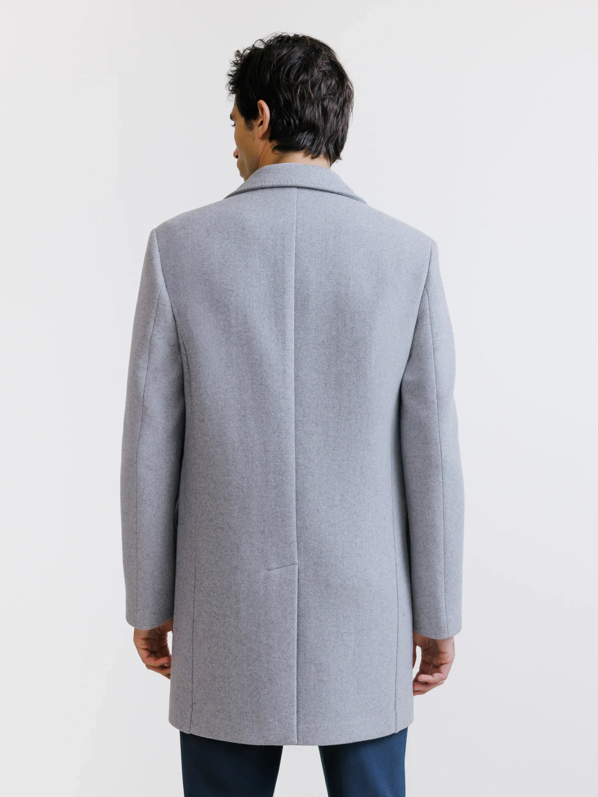 Manteau croisé gris - IZAC
