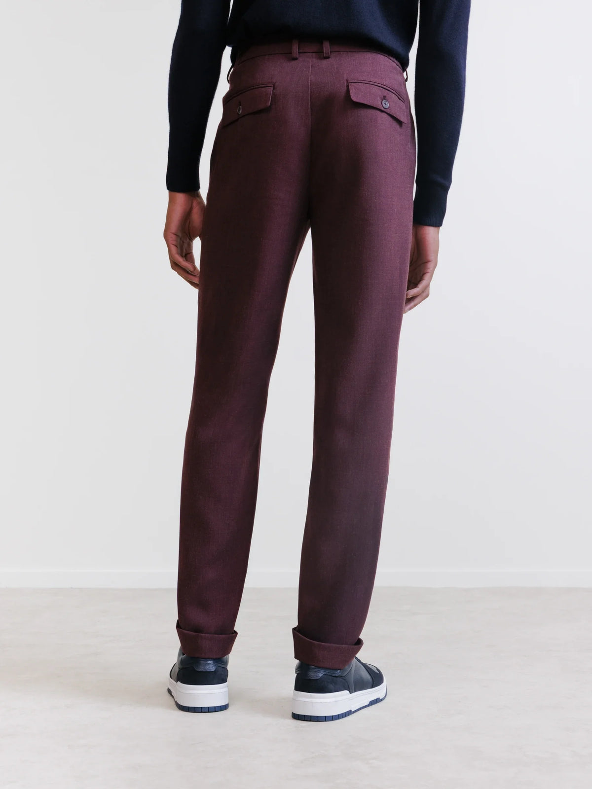 Pantalon armuré bordeaux - IZAC
