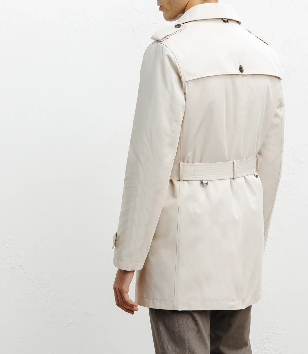 Trench croisé beige - IZAC