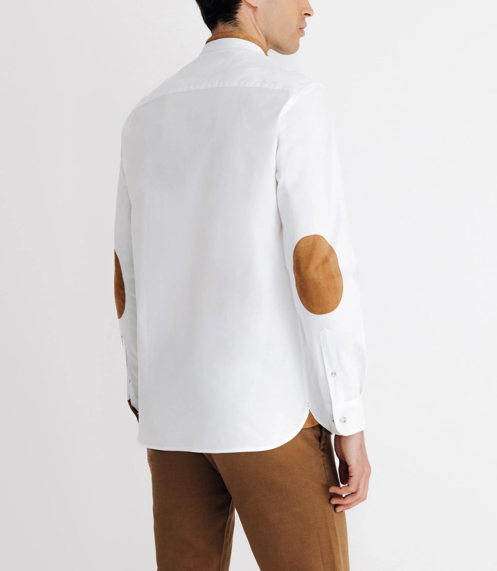 Chemise à coudières blanche - IZAC