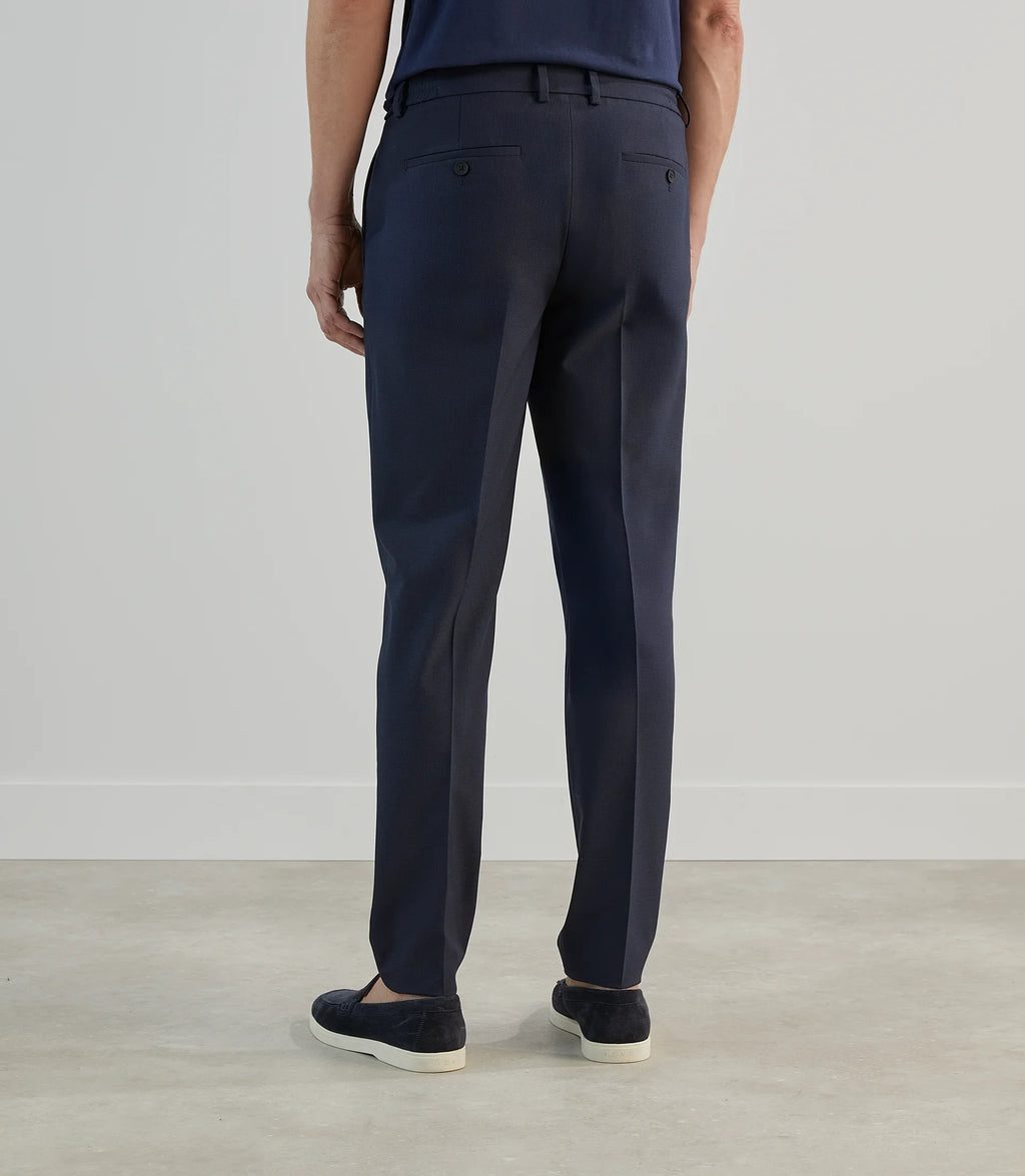 Pantalon ville à cordon de serrage marine - IZAC