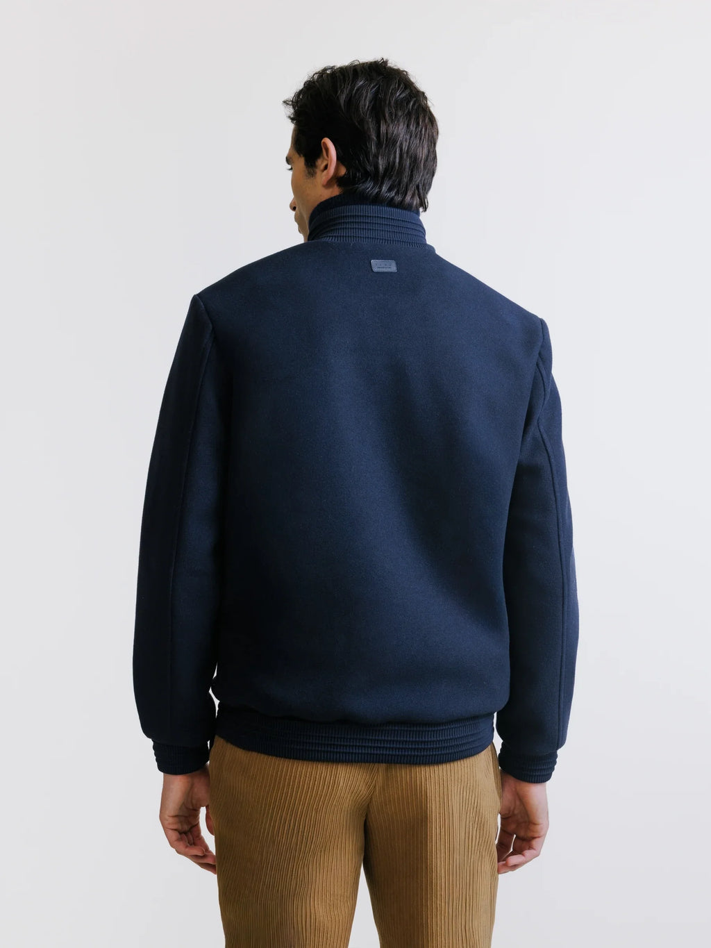 Blouson col montant marine - IZAC