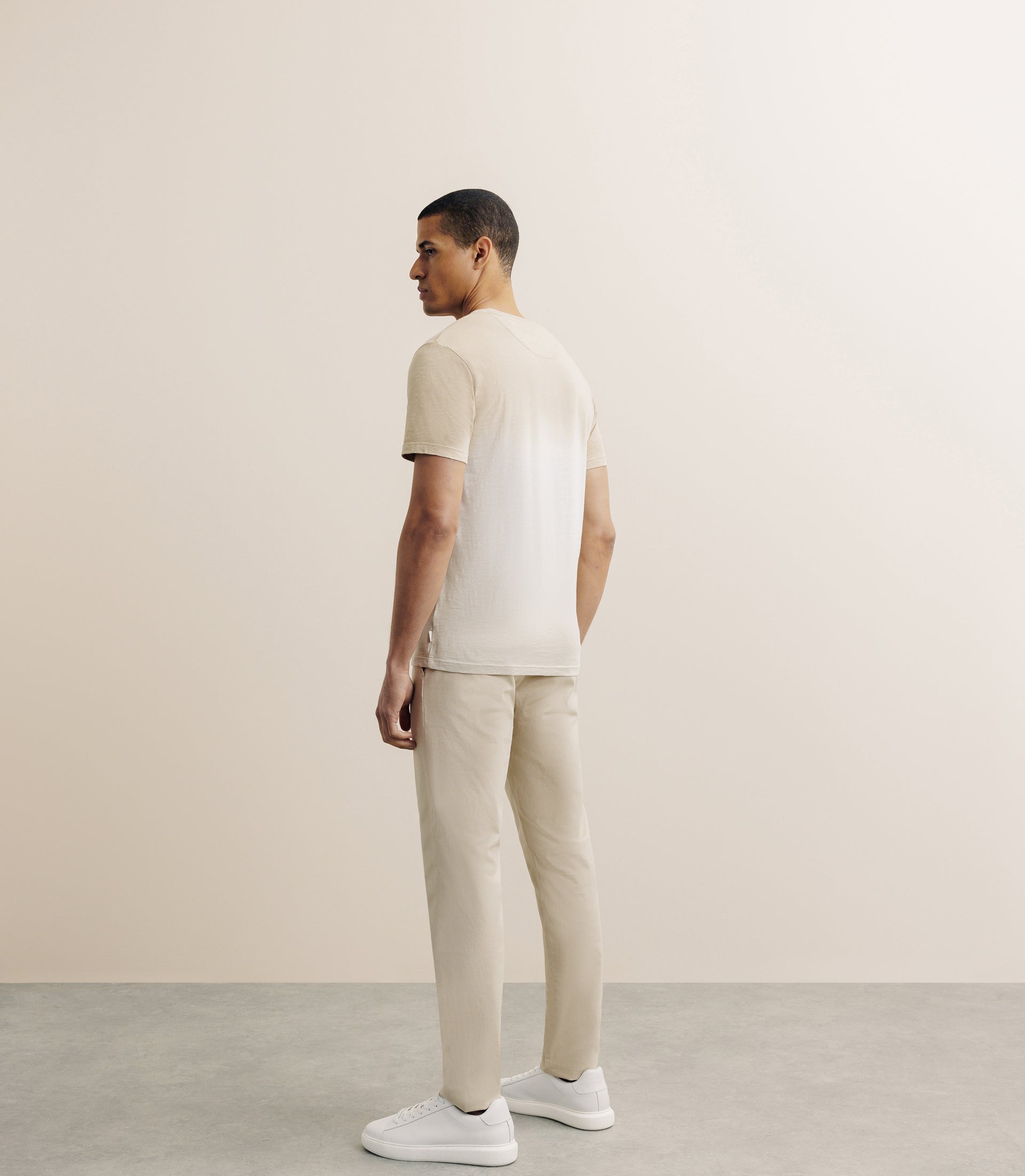 T-shirt tye & dye beige - IZAC