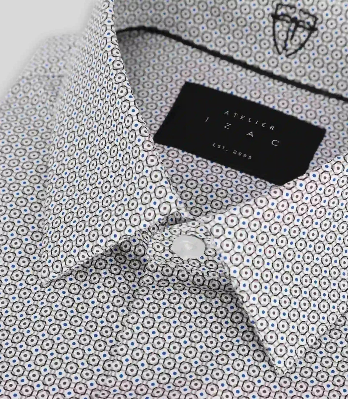 Chemise fantaisie blanche - IZAC