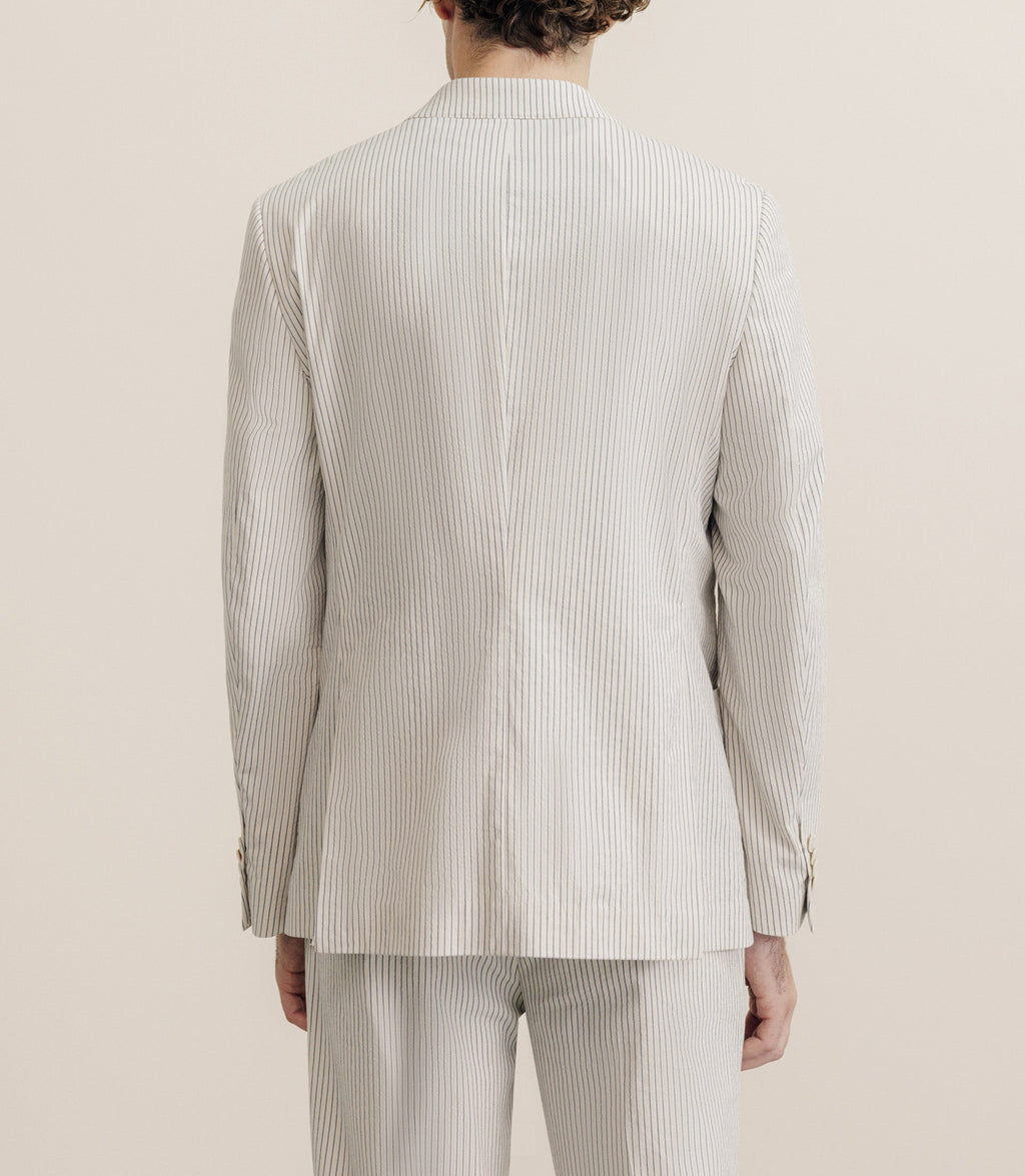 Veste ville croisée 6 boutons beige - IZAC