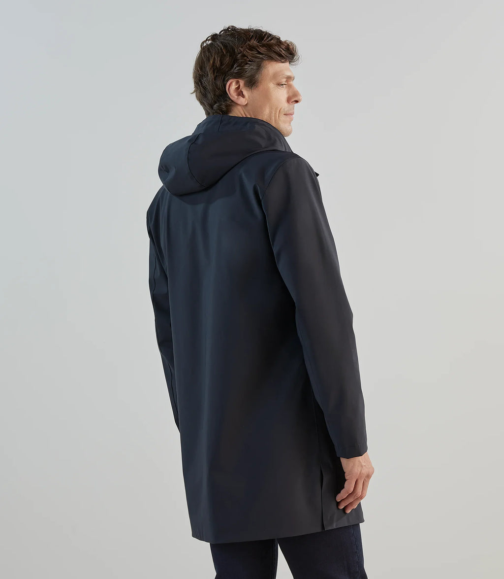 Parka légère à capuche marine - IZAC
